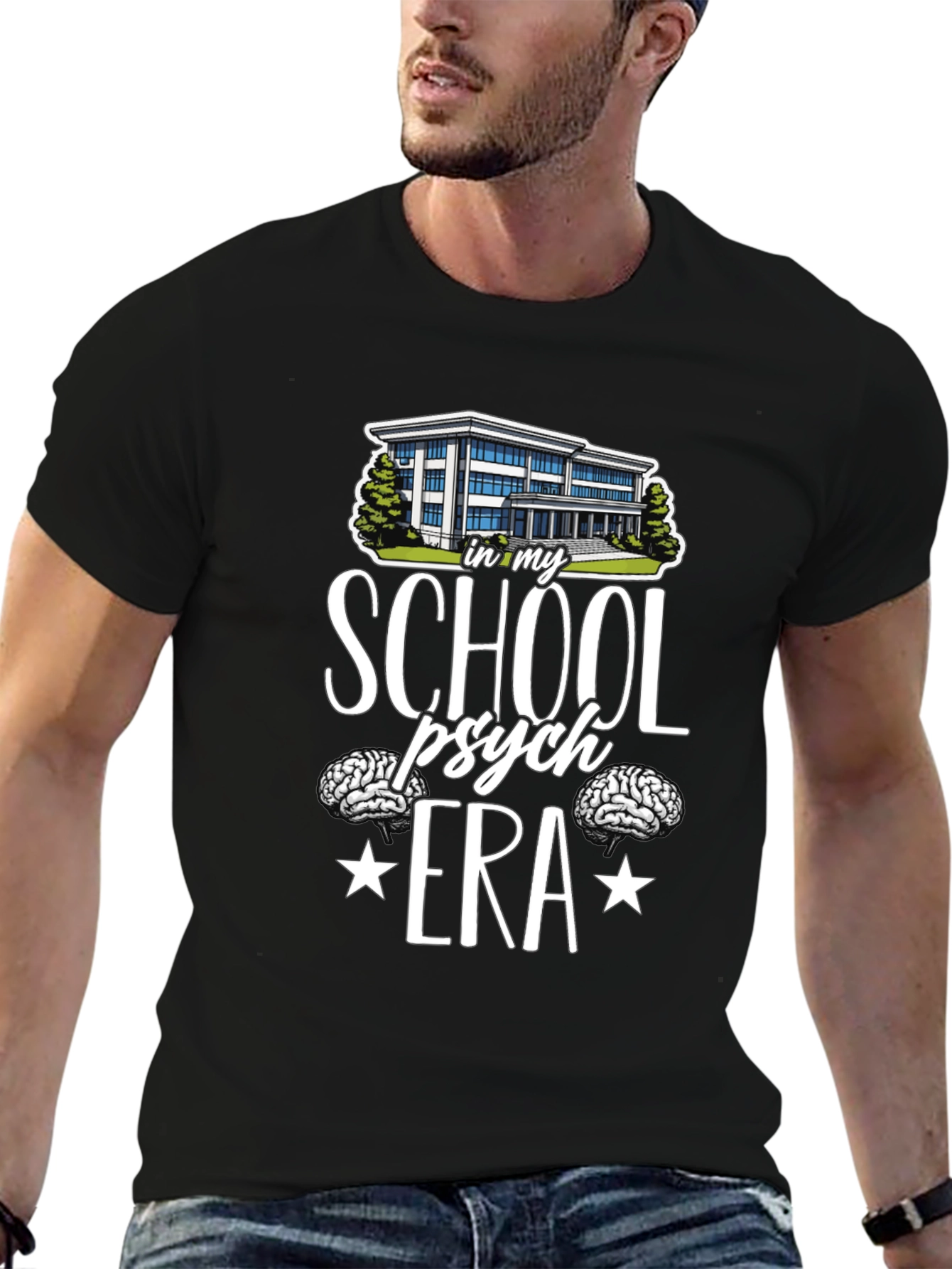 In My School Psych Era Black T-Shirt