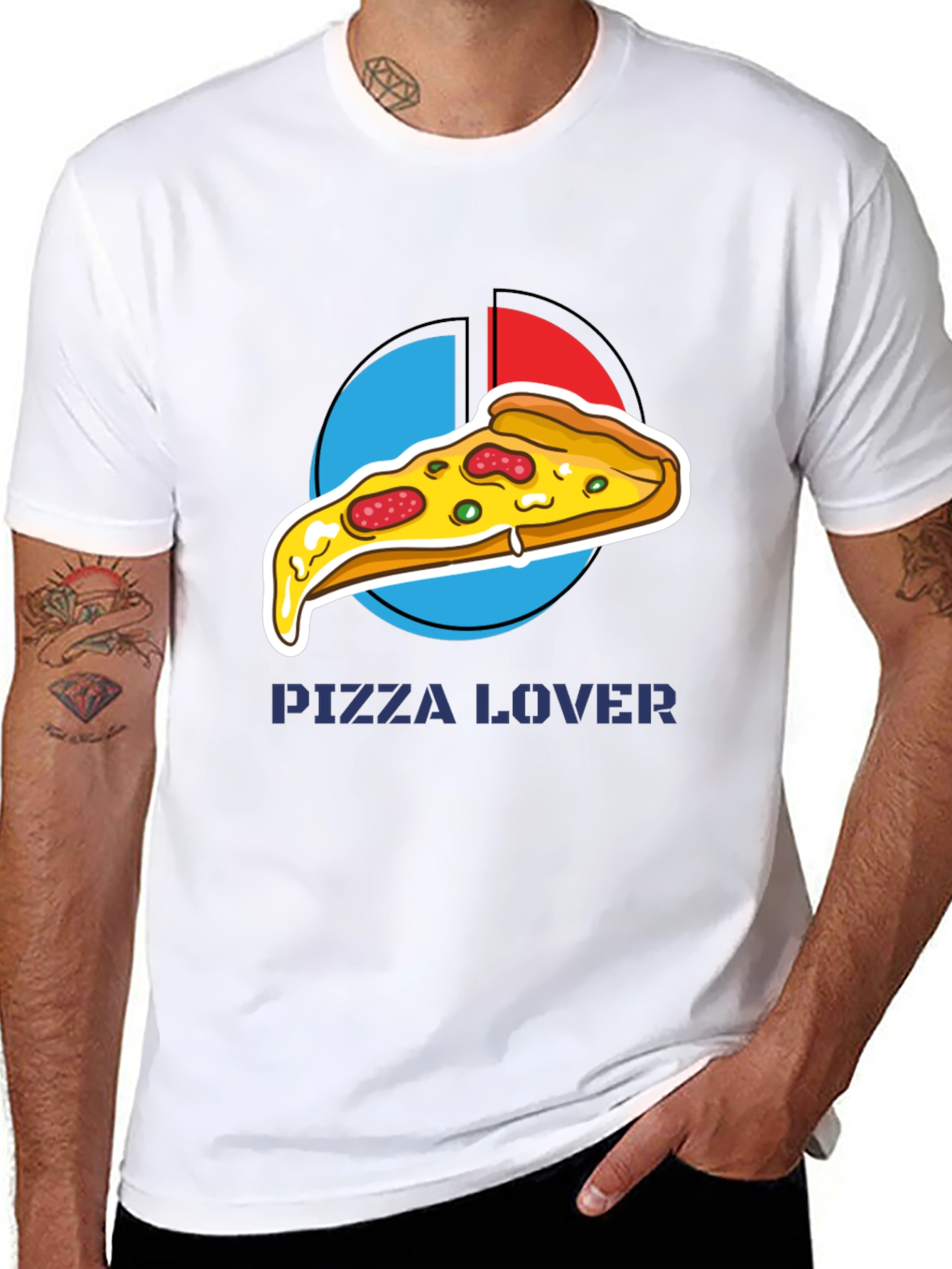 Pizza Lover Graphic Tee - Casual Comfort