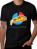Pizza Lover Graphic Tee - Casual Comfort