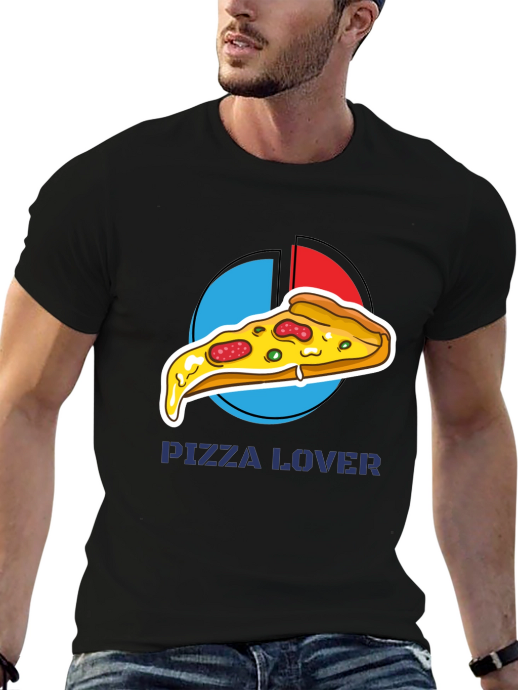 Pizza Lover Graphic Tee - Casual Comfort