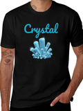 Crystal Clear Obsession Tee - Trendy Graphic Design