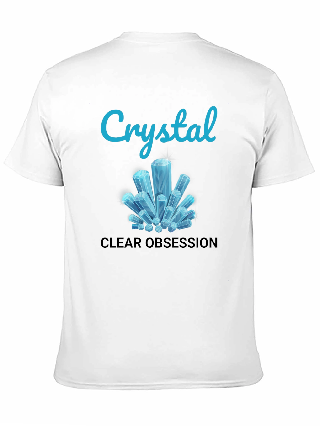 Crystal Clear Obsession Tee - Trendy Graphic Design