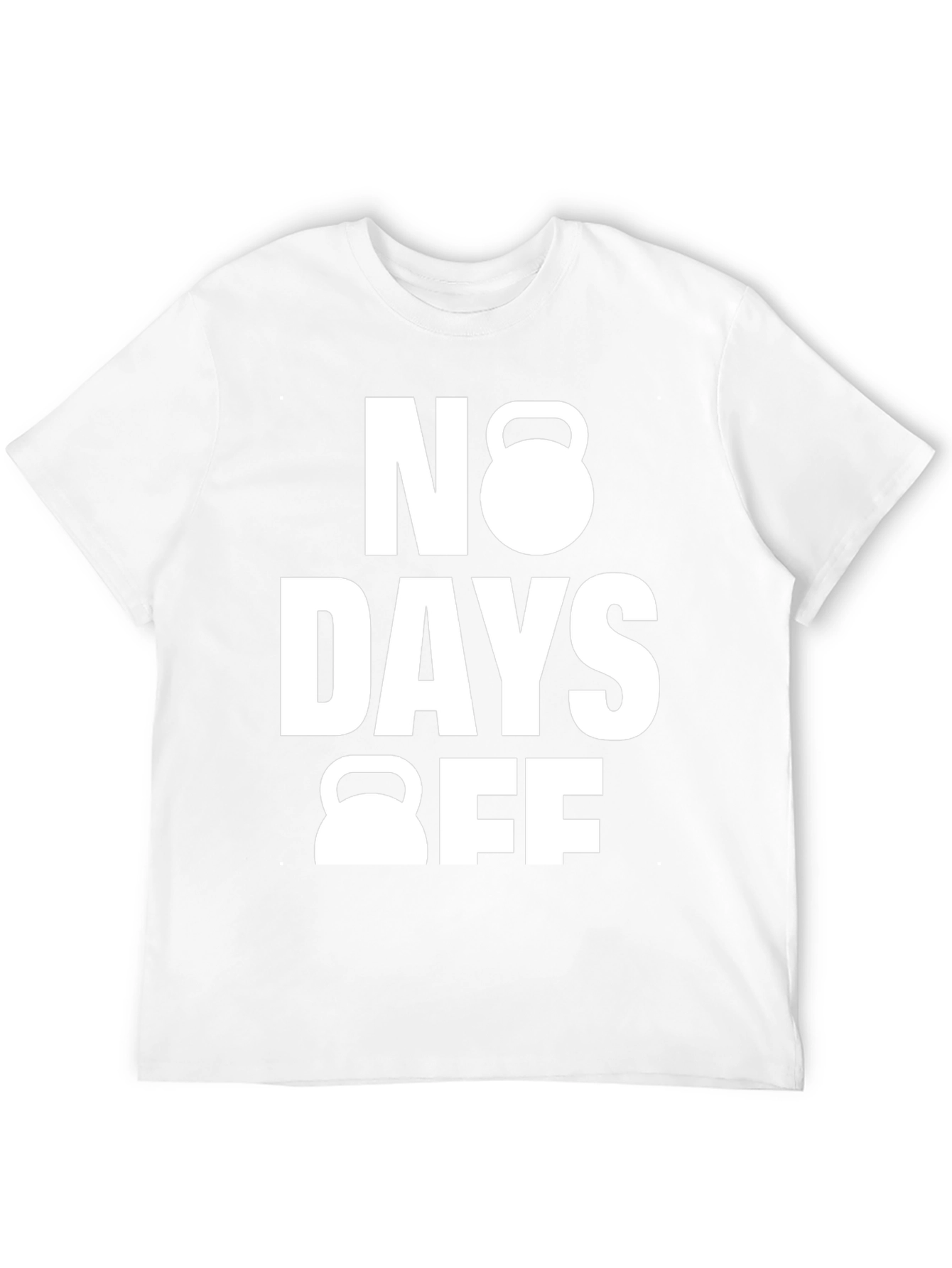 No Days Off Black Gym T-Shirt