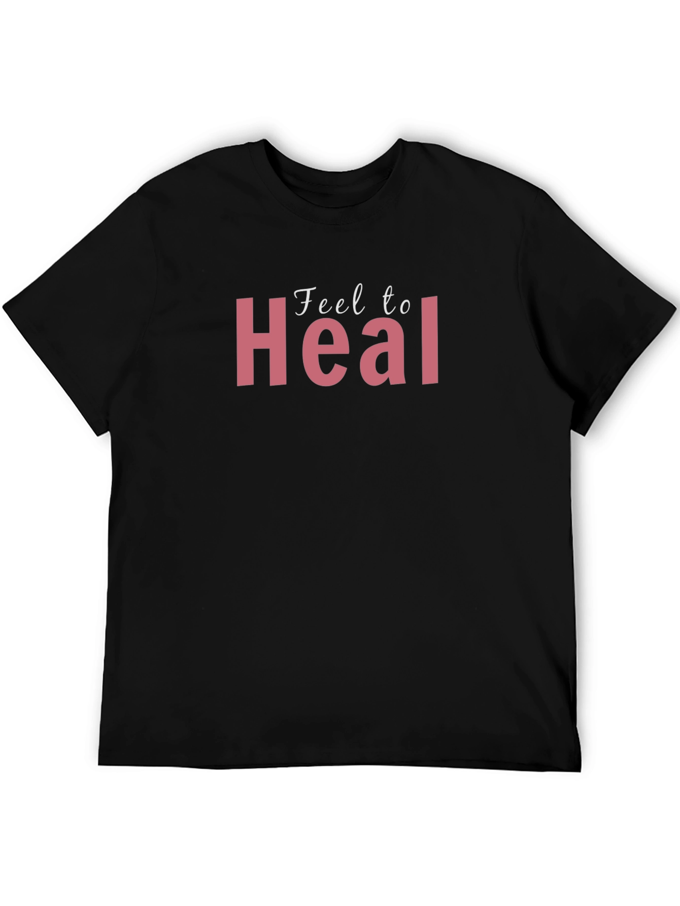 Feel to Heal Black T-Shirt