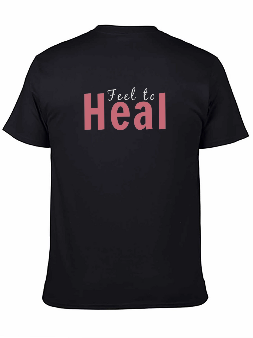 Feel to Heal Black T-Shirt