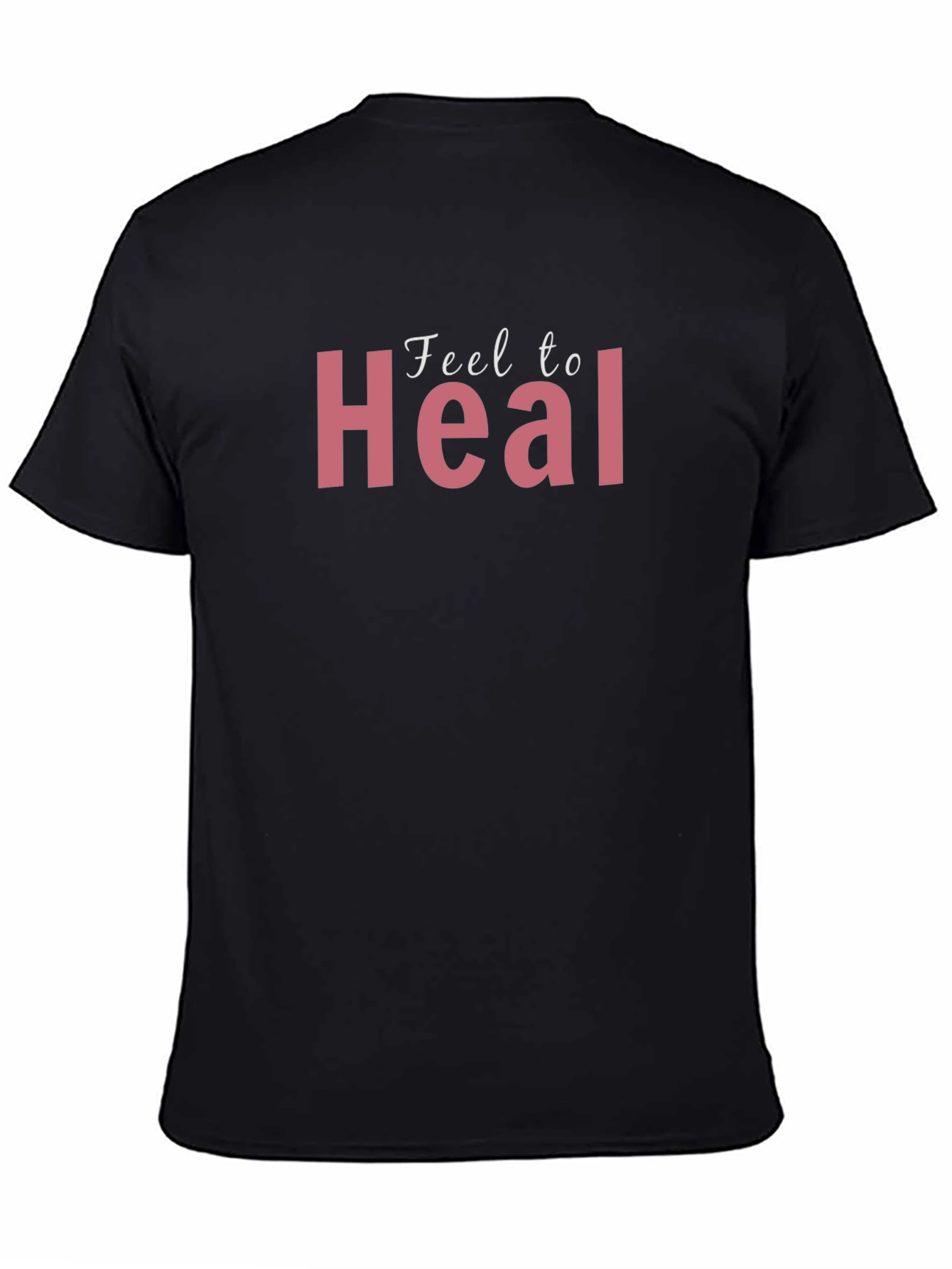 Feel to Heal Black T-Shirt