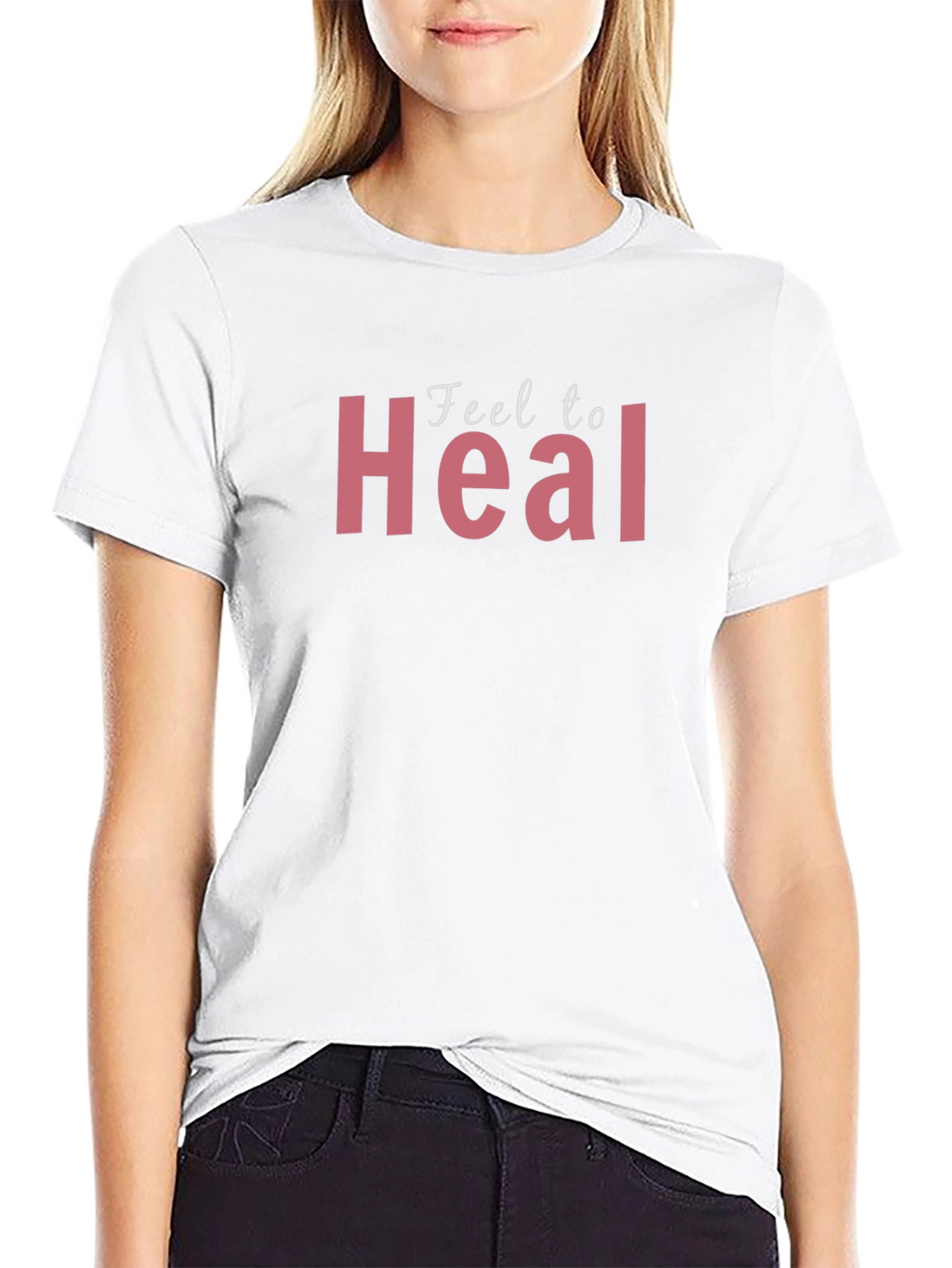 Feel to Heal Black T-Shirt