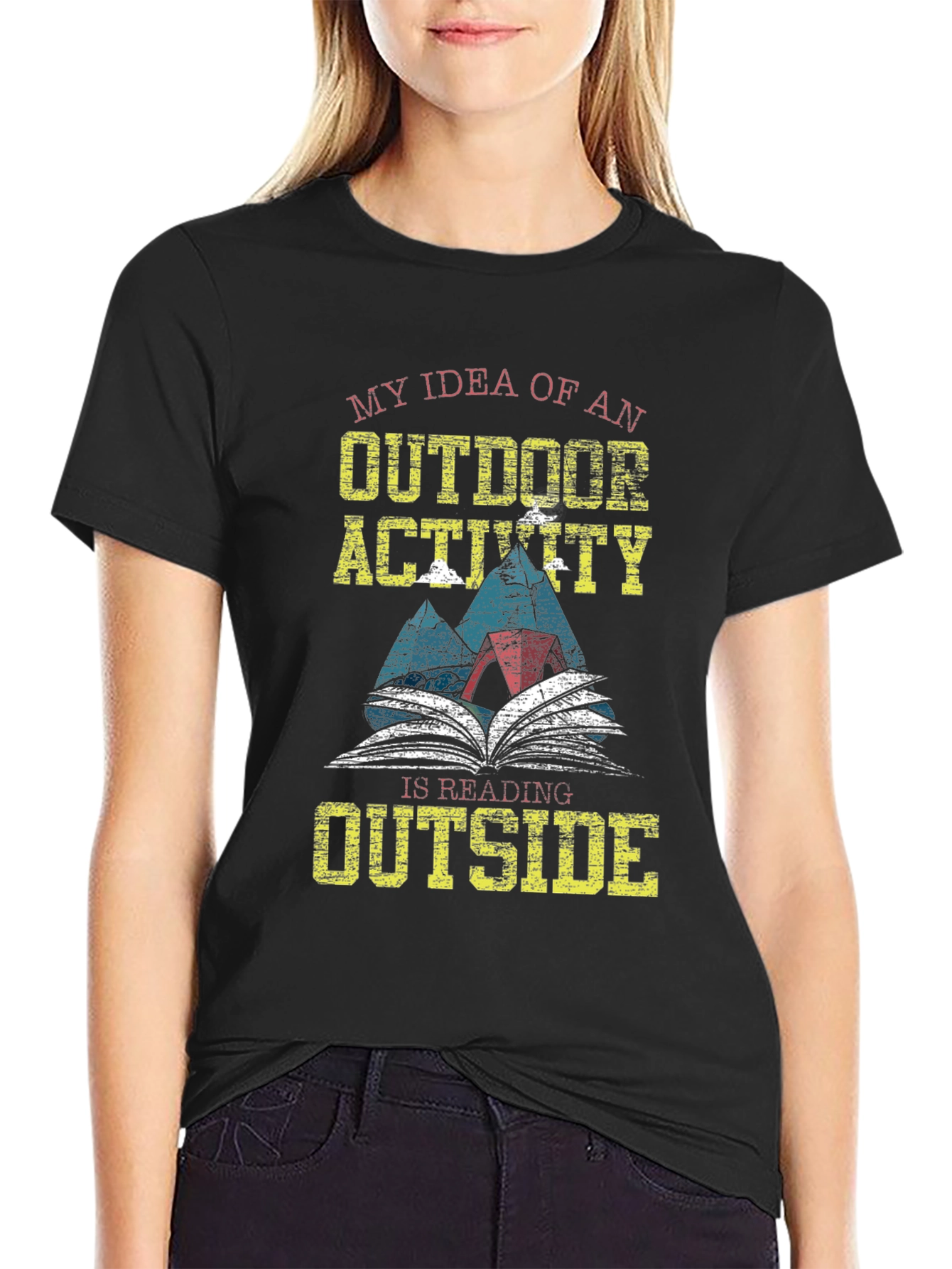 Outdoor Activity Reading T-Shirt