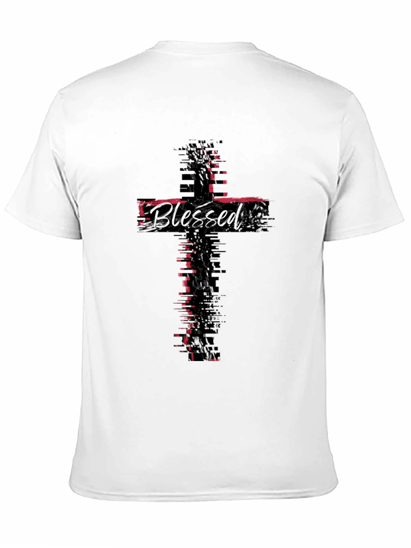 Blessed Christian Cross Graphic T-Shirt