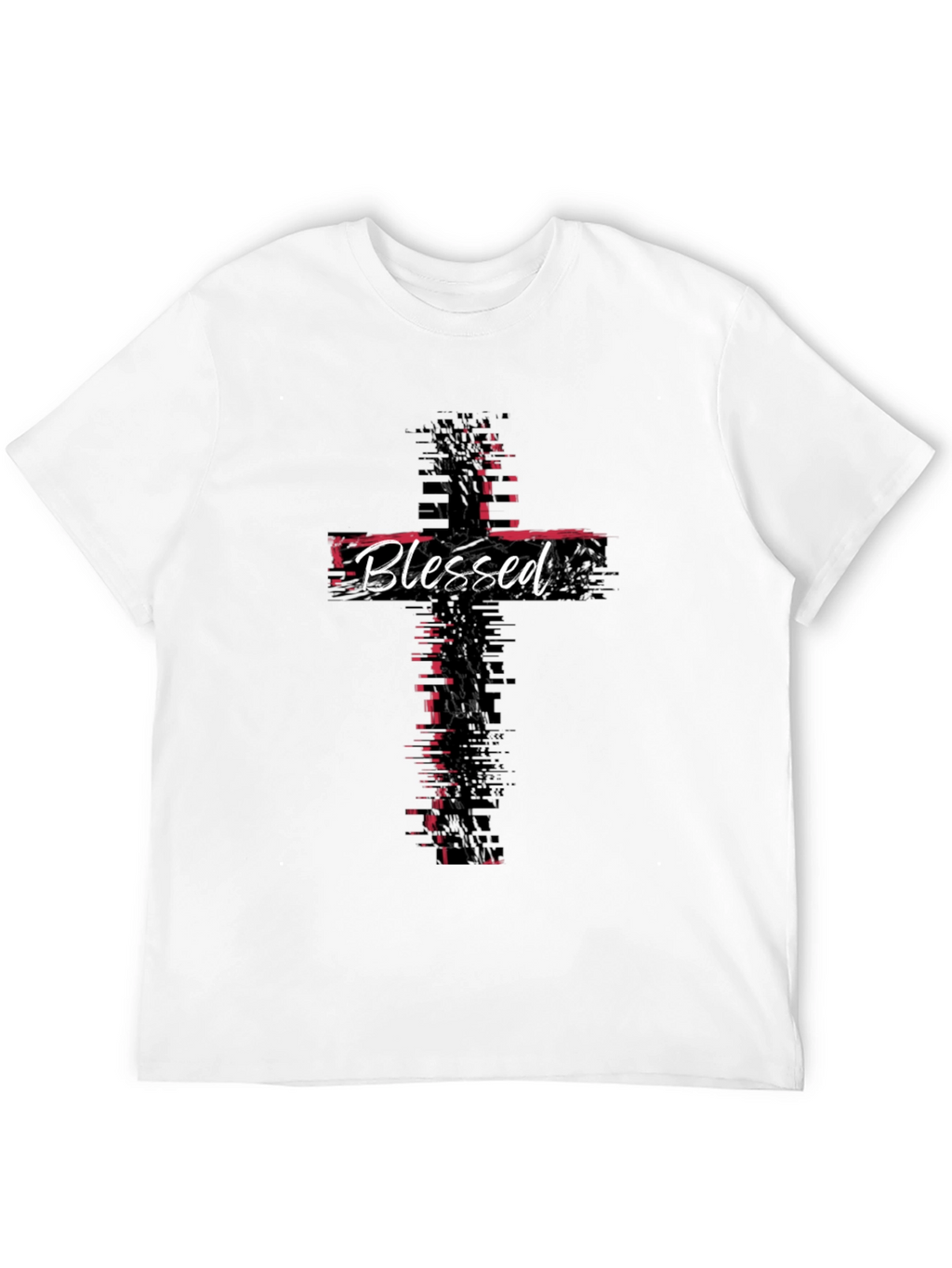 Blessed Christian Cross Graphic T-Shirt