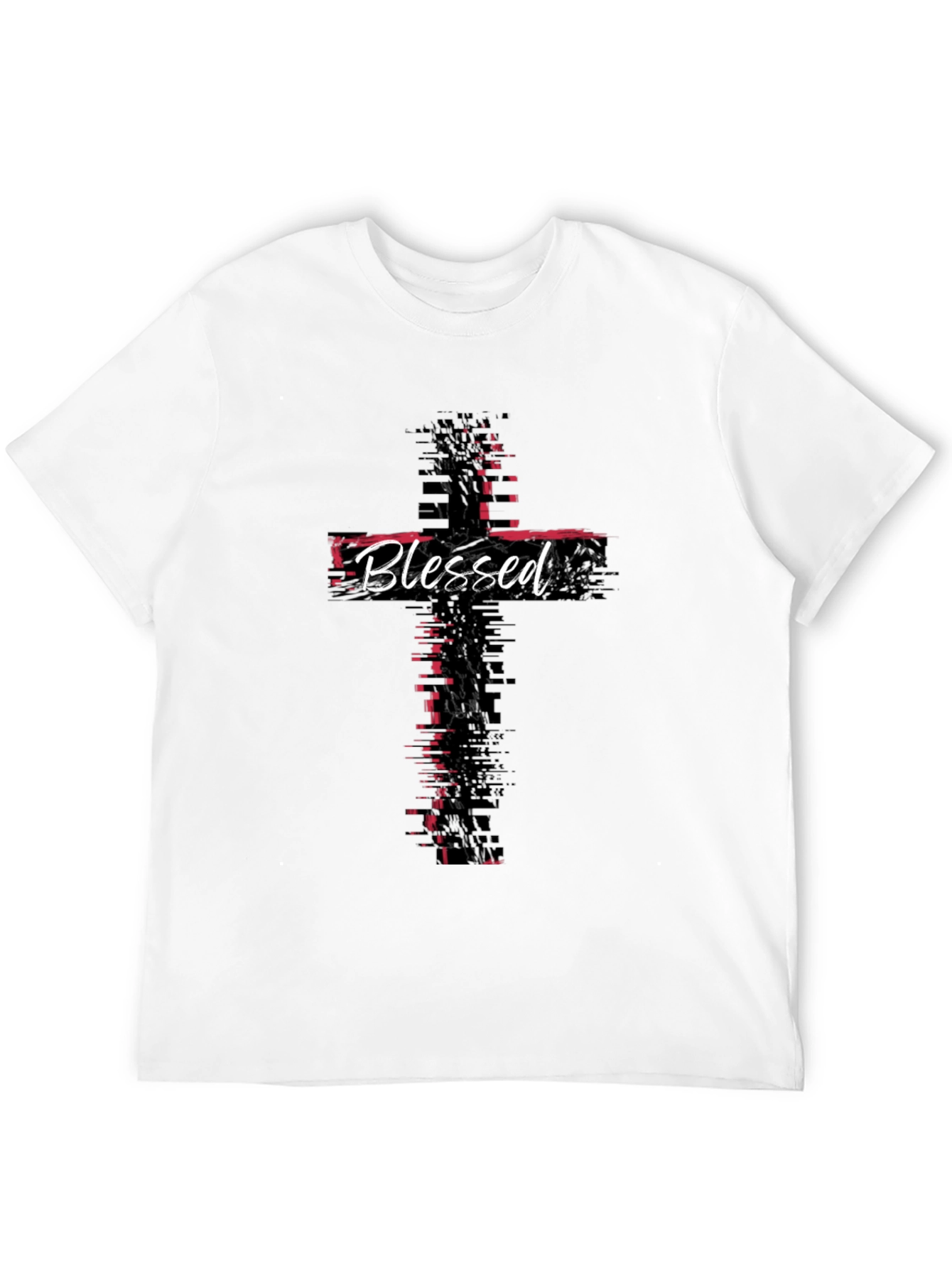 Blessed Christian Cross Graphic T-Shirt