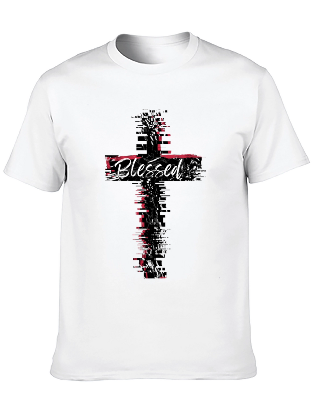Blessed Christian Cross Graphic T-Shirt