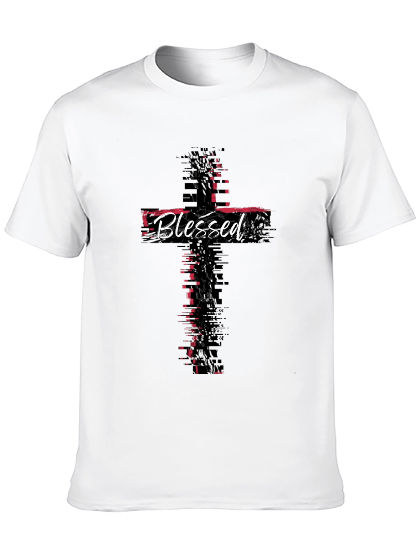 Blessed Christian Cross Graphic T-Shirt