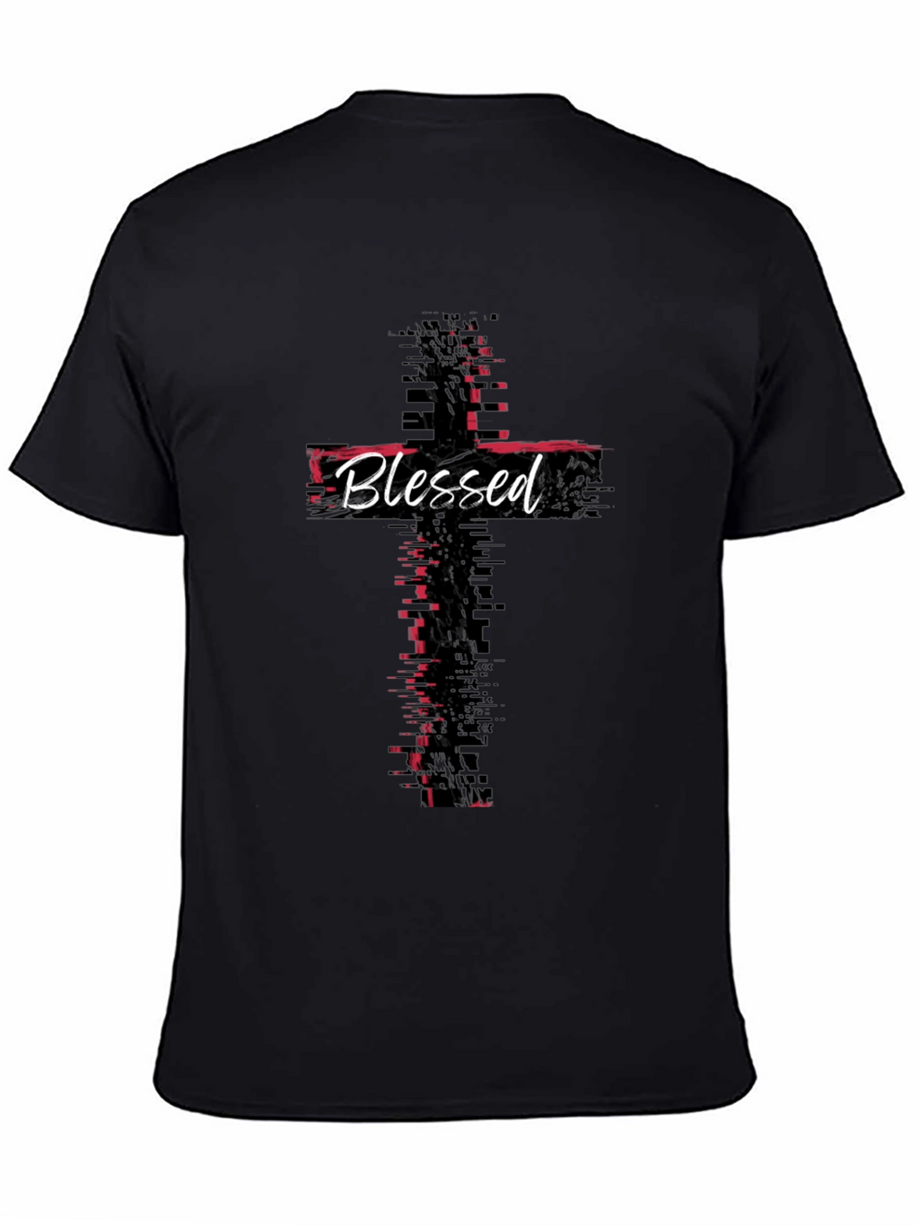 Blessed Christian Cross Graphic T-Shirt
