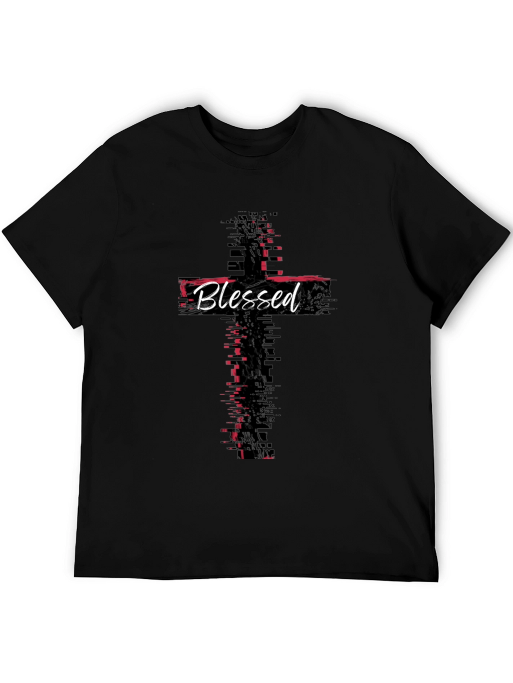 Blessed Christian Cross Graphic T-Shirt