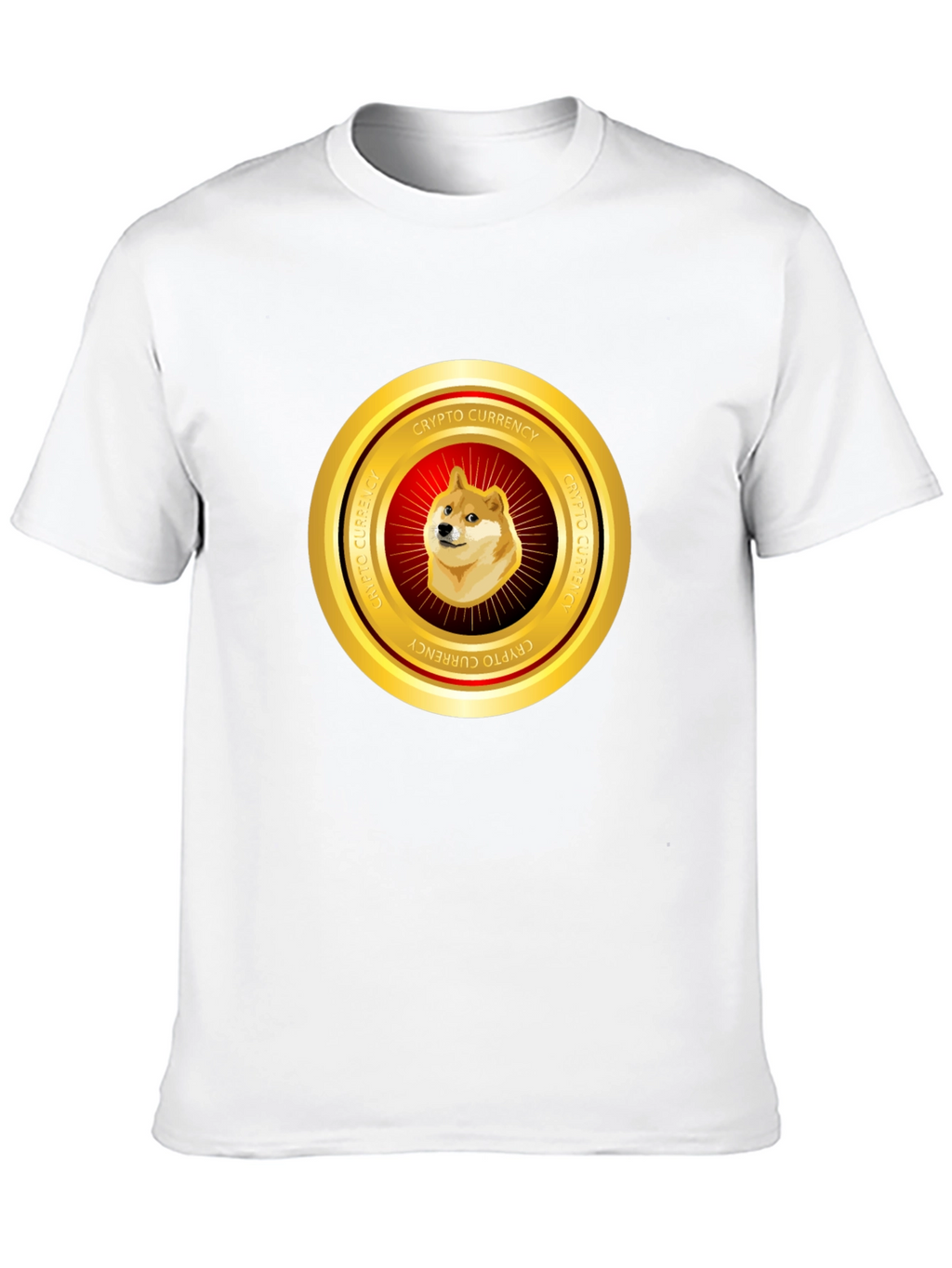 Dogecoin Crypto Currency Black T-Shirt
