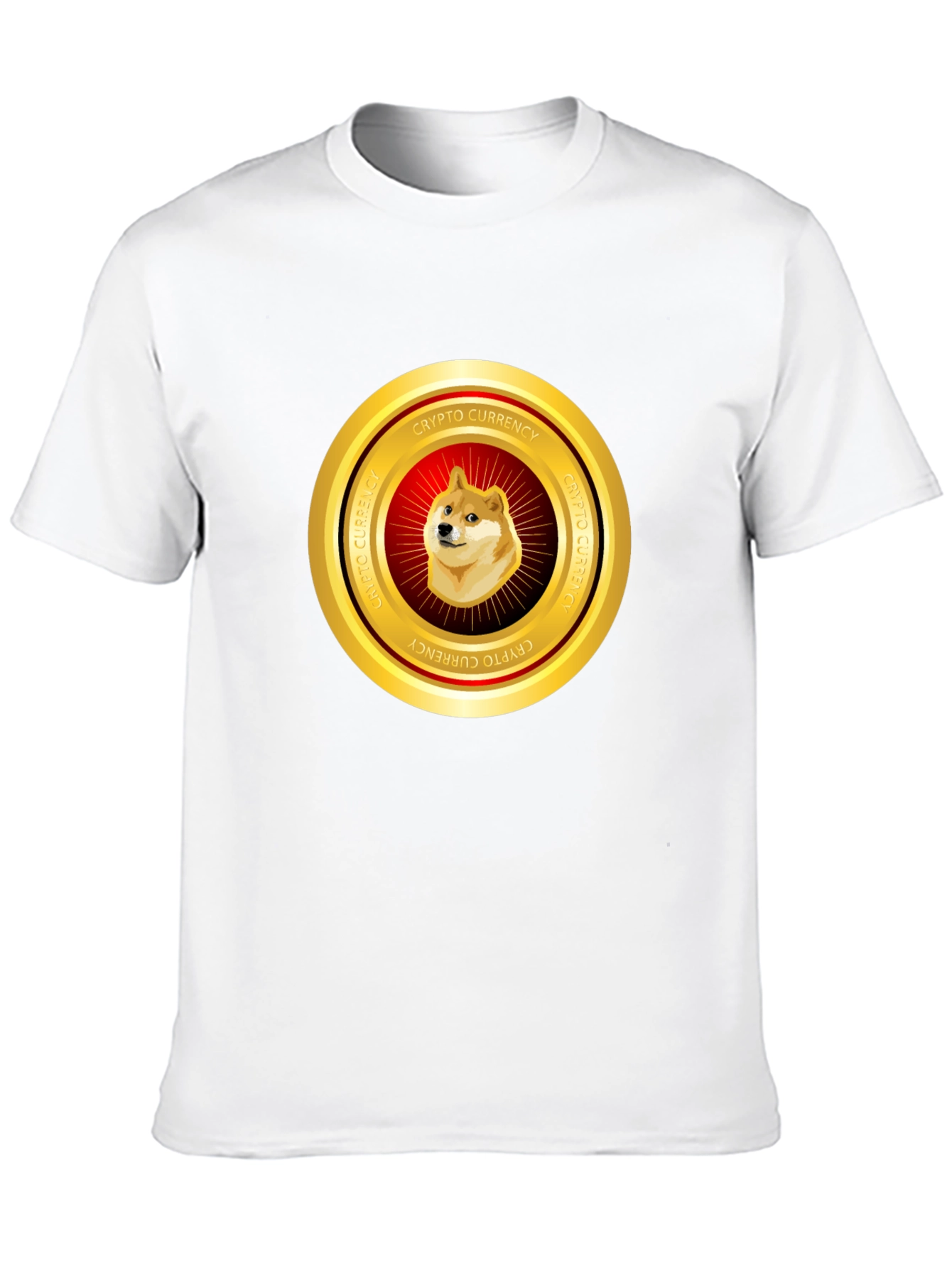 Dogecoin Crypto Currency Black T-Shirt