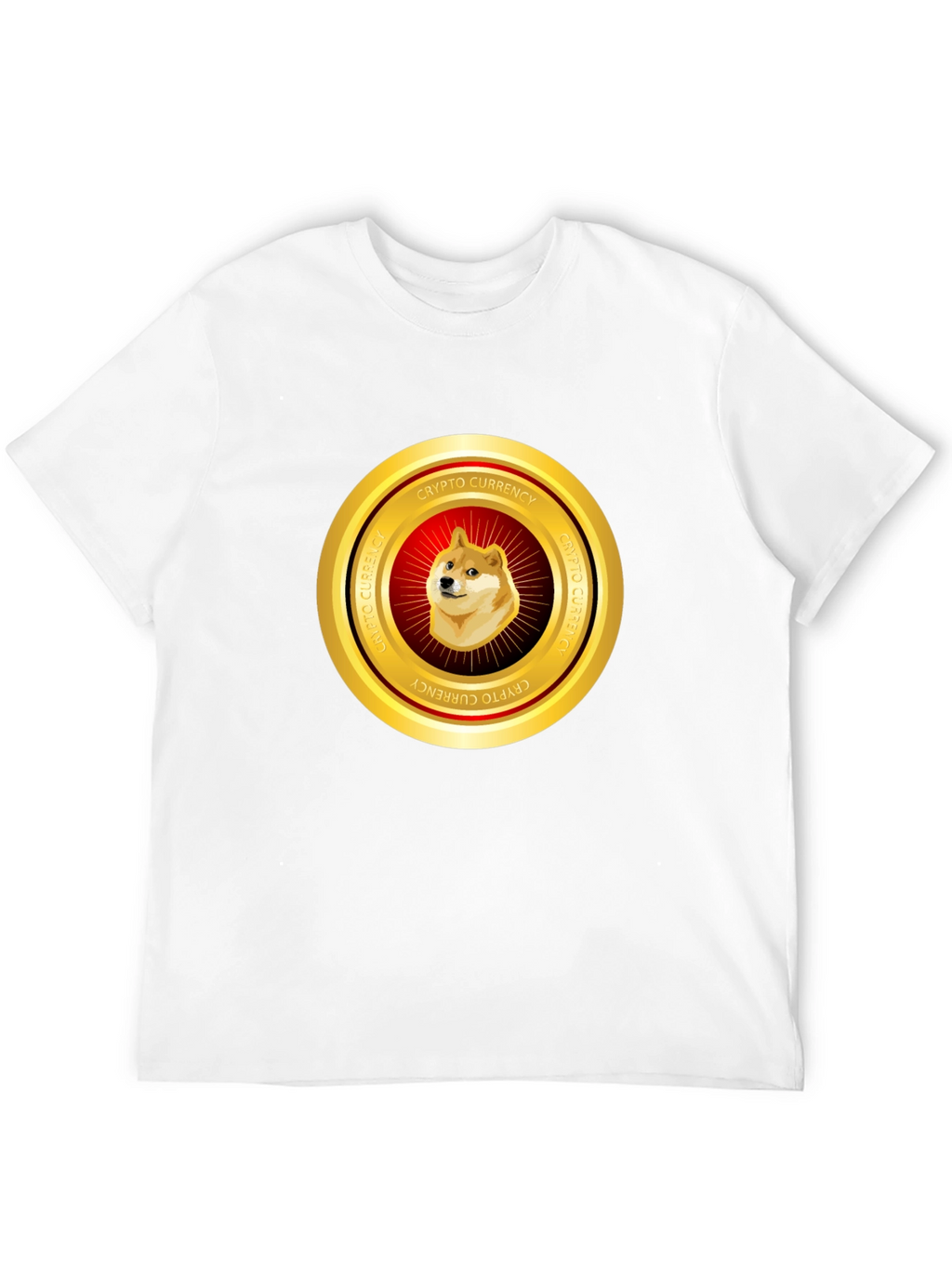 Dogecoin Crypto Currency Black T-Shirt