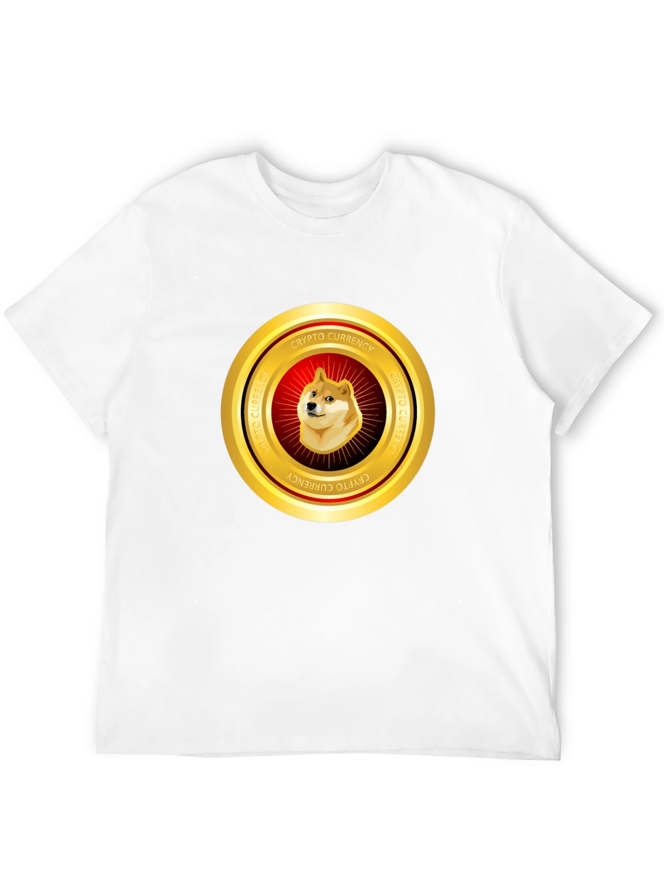 Dogecoin Crypto Currency Black T-Shirt