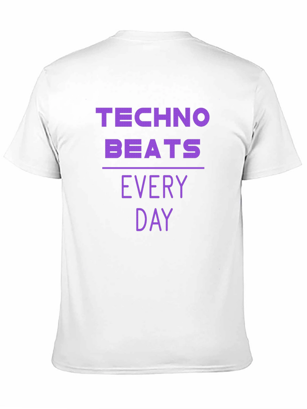 Techno Beats Every Day Graphic T-Shirt