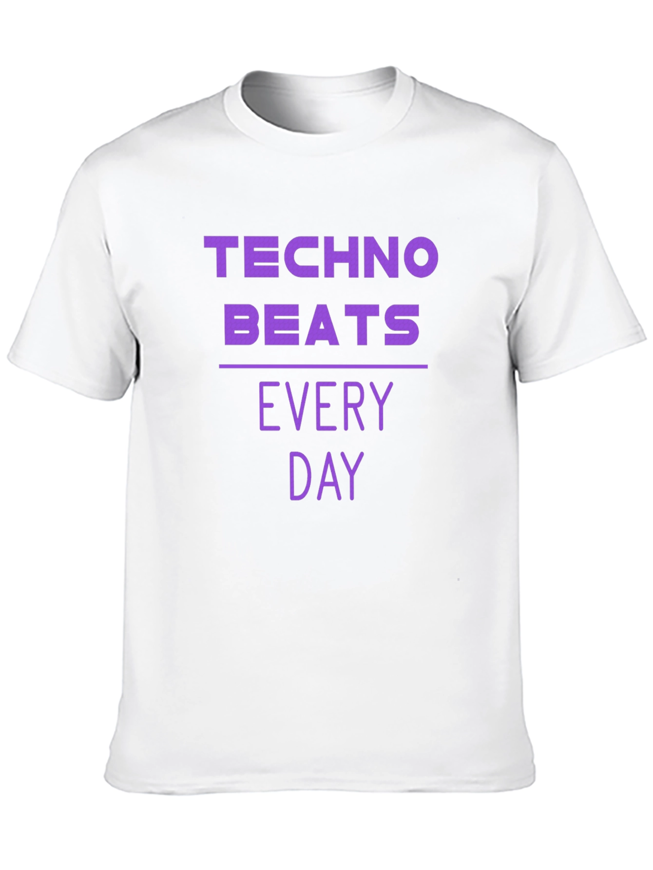 Techno Beats Every Day Graphic T-Shirt