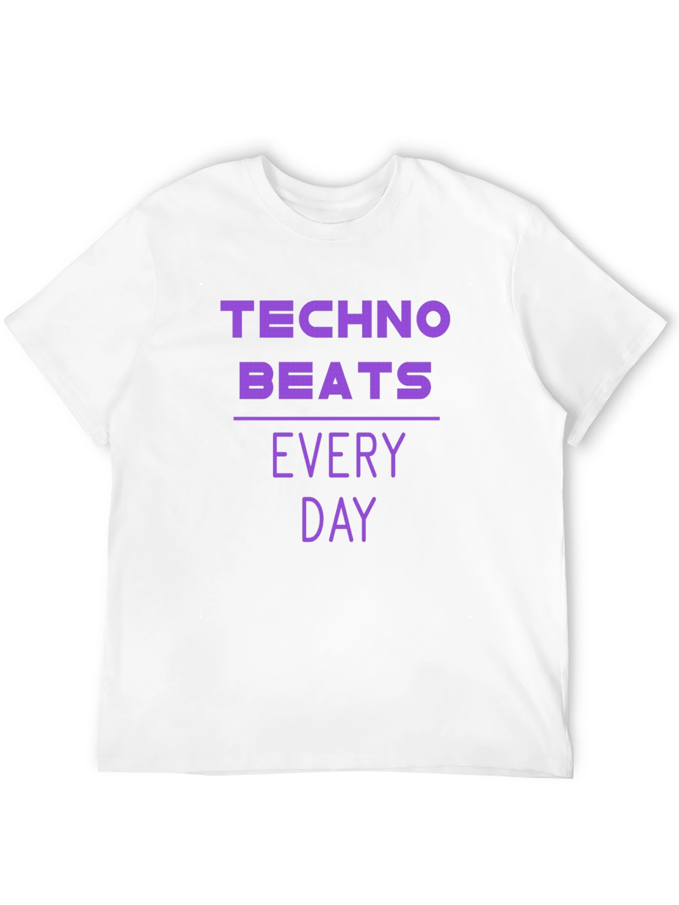 Techno Beats Every Day Graphic T-Shirt