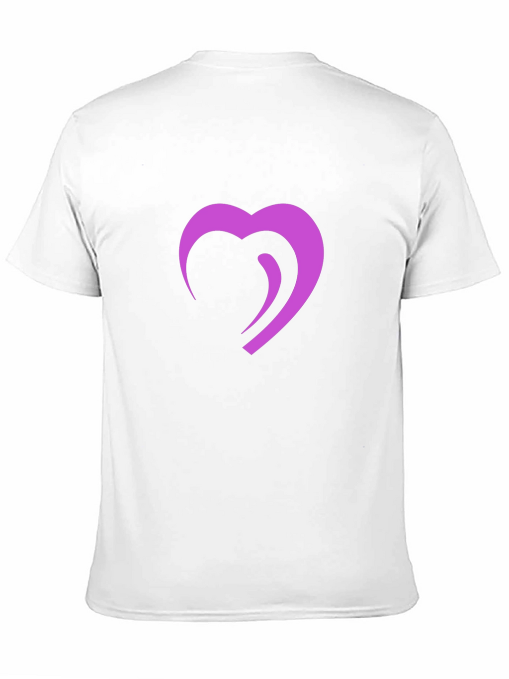Modern Heart Graphic Black T-Shirt