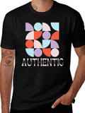 Geometric Graphic Authentic T-Shirt