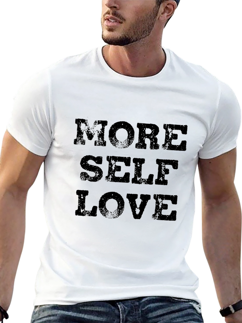 More Self Love Graphic T-Shirt - Black