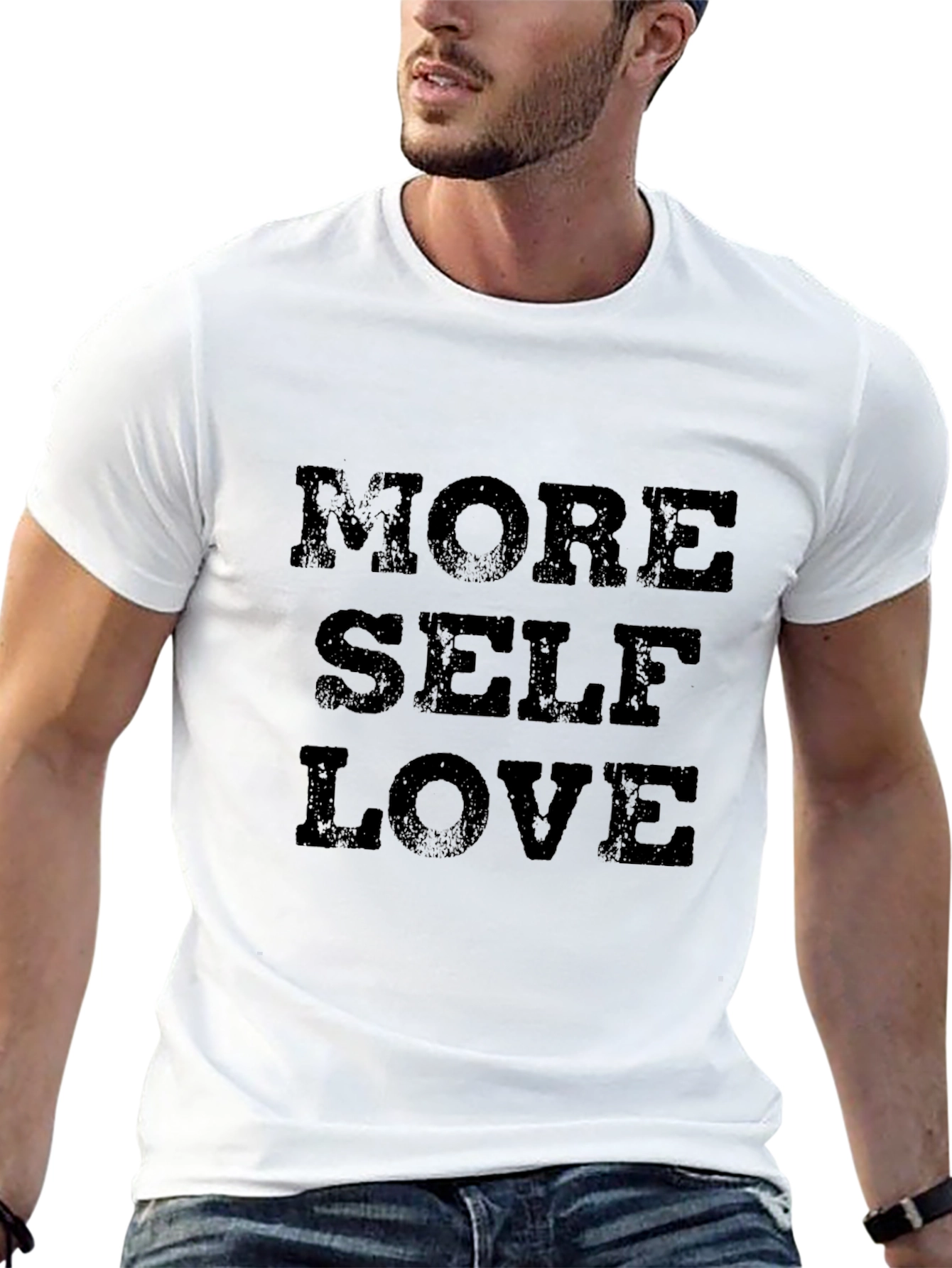 More Self Love Graphic T-Shirt - Black
