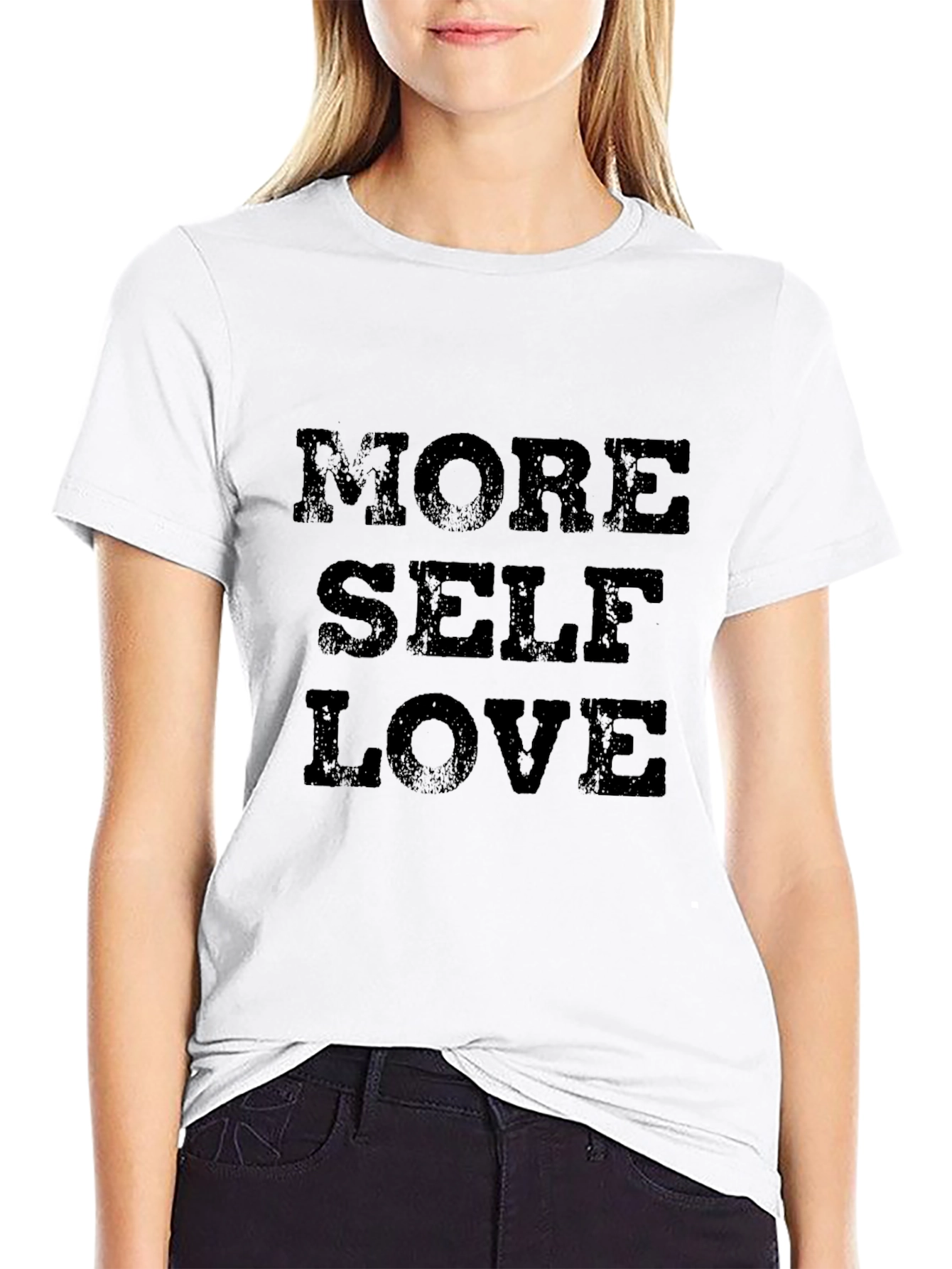 More Self Love Graphic T-Shirt - Black