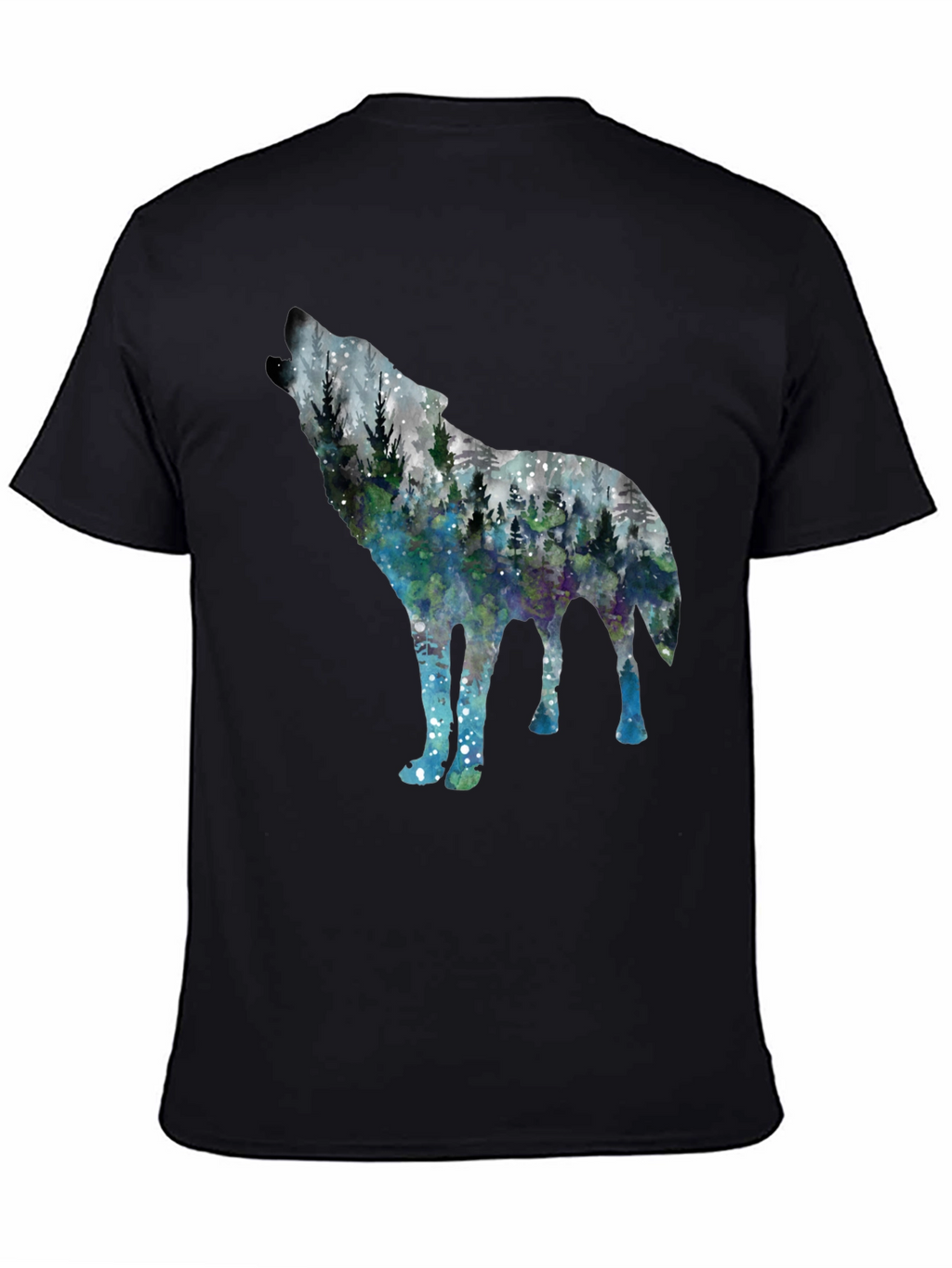 Wolf Forest Graphic Tee - Stylish Nature Shirt