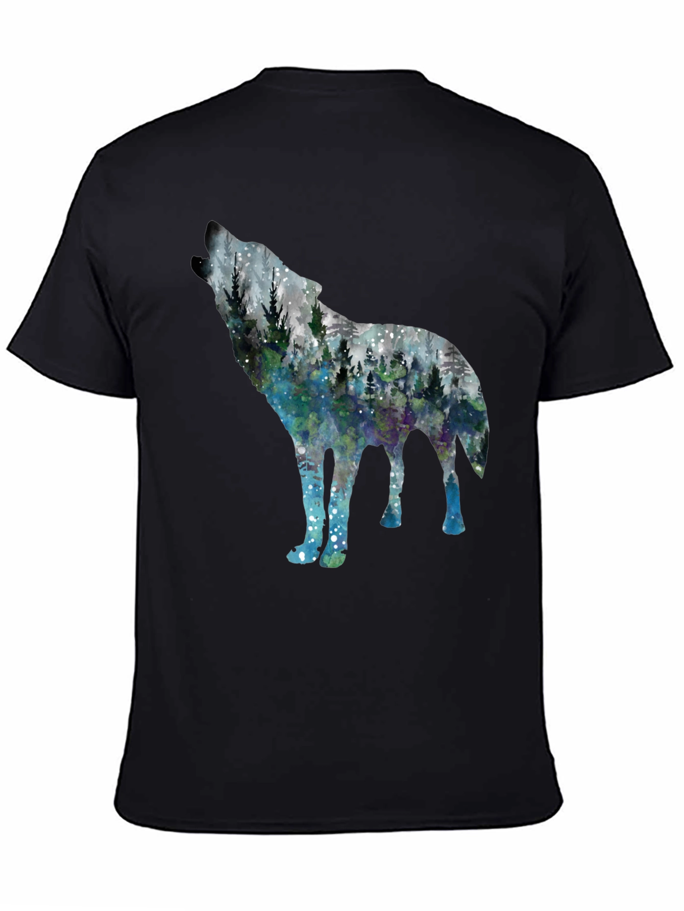 Wolf Forest Graphic Tee - Stylish Nature Shirt