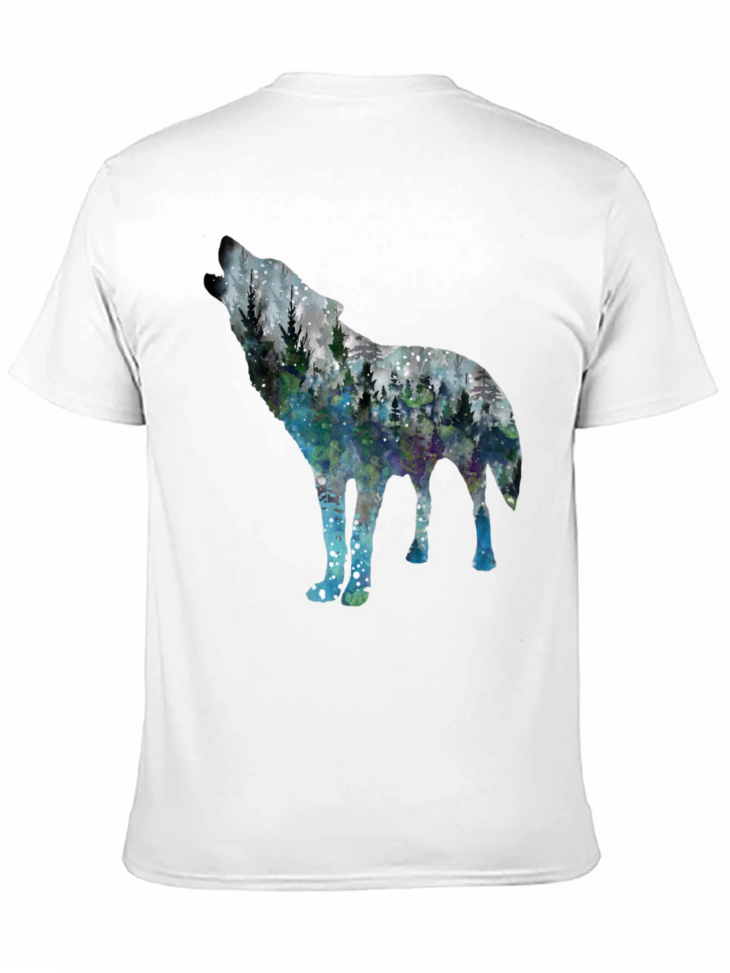 Wolf Forest Graphic Tee - Stylish Nature Shirt