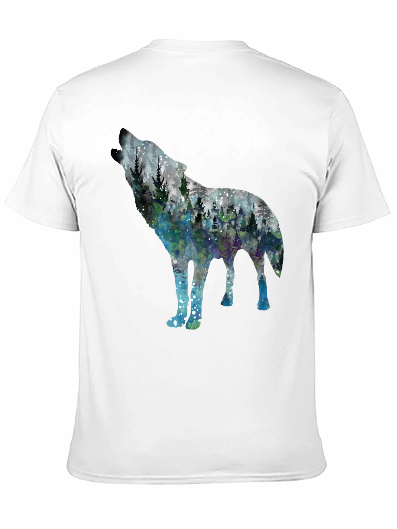 Wolf Forest Graphic Tee - Stylish Nature Shirt