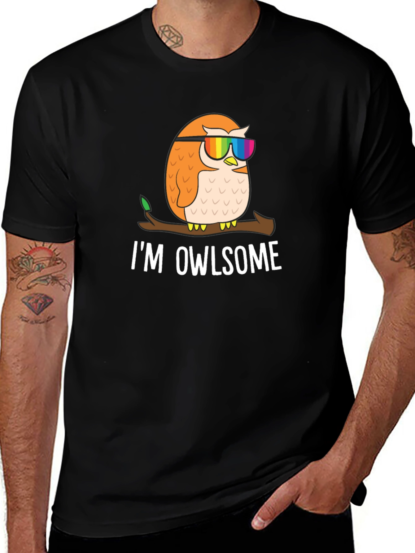 Im Owlsome T-Shirt - Funny Owl with Sunglasses