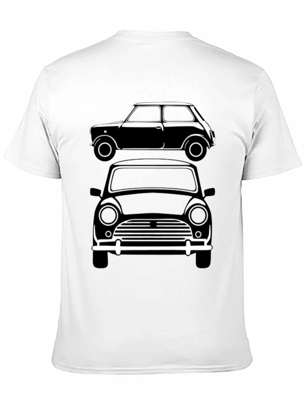 Classic Mini Car T-Shirt - Black Graphic Tee