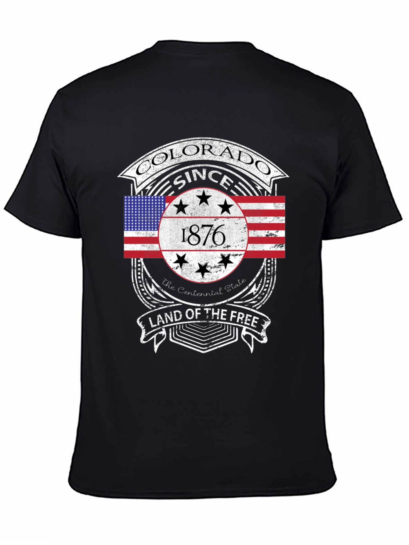 Colorado Since 1876 Black T-Shirt