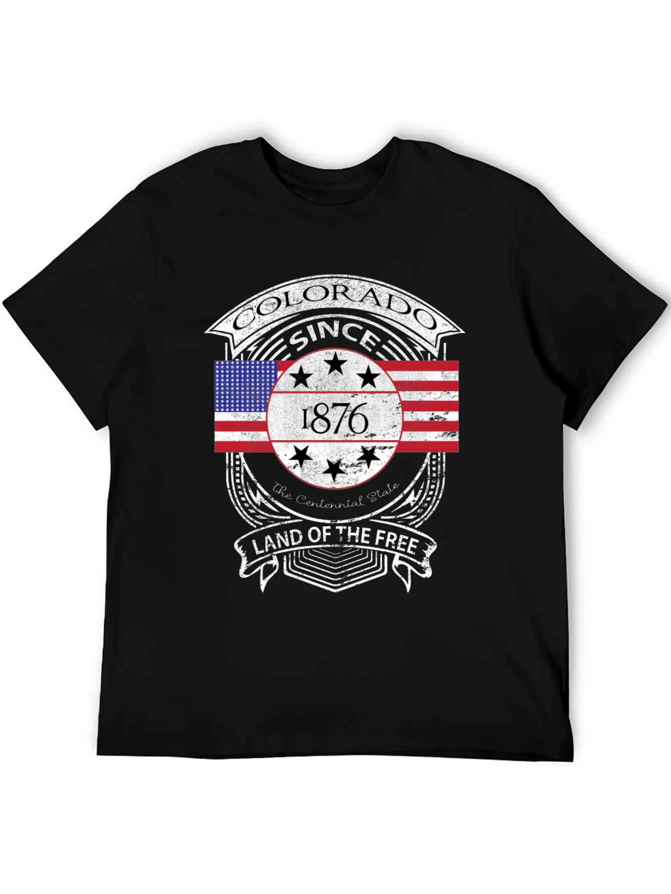 Colorado Since 1876 Black T-Shirt
