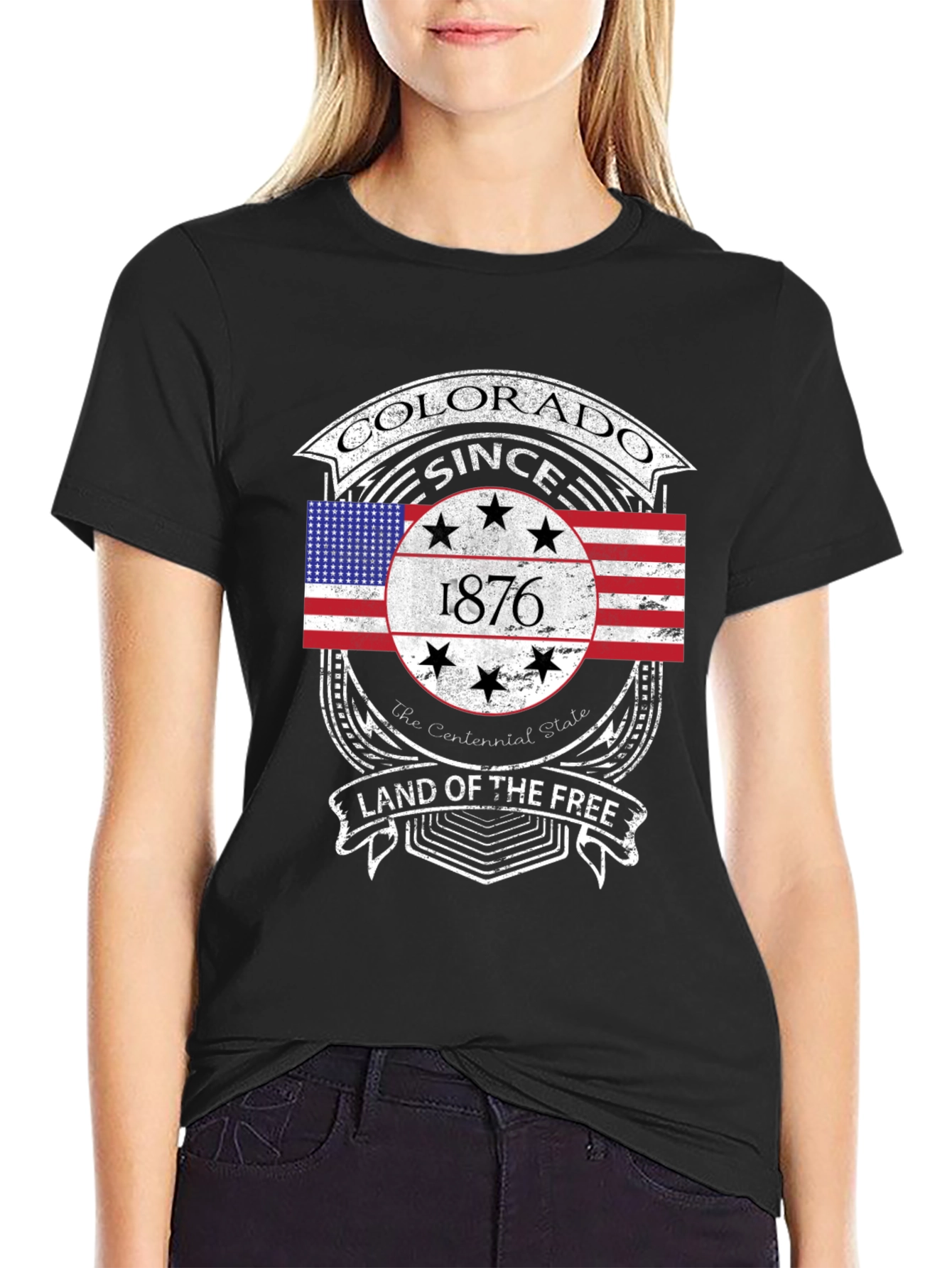 Colorado Since 1876 Black T-Shirt