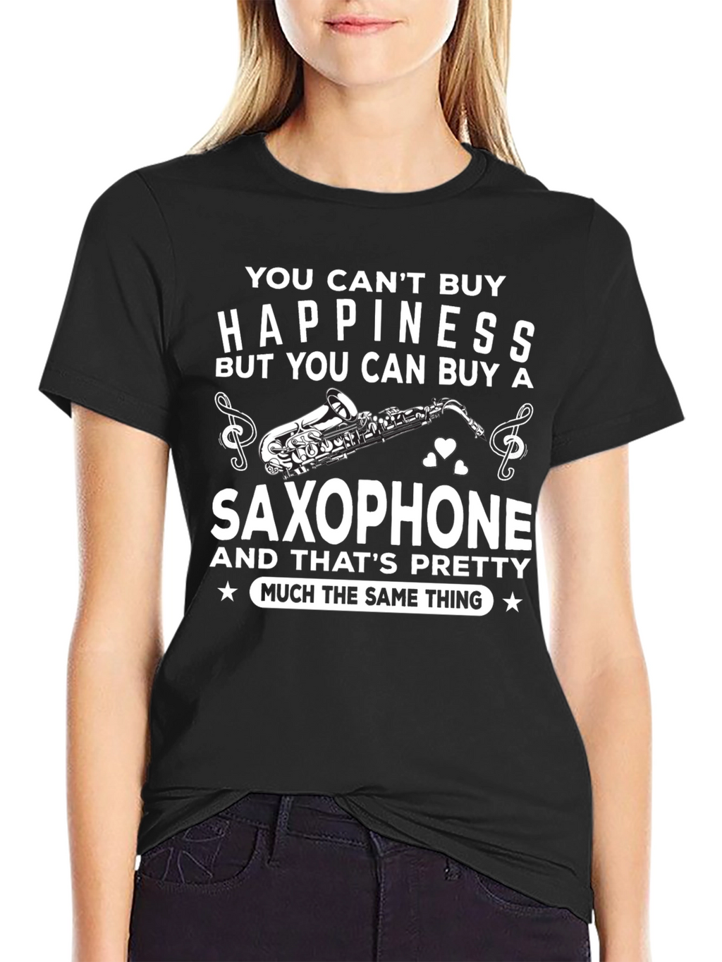 Saxophone Lovers T-Shirt: Buy Happiness!