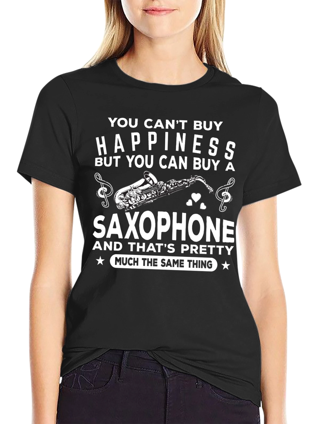 Saxophone Lovers T-Shirt: Buy Happiness!