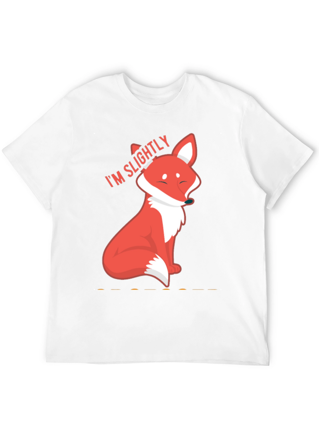 Slightly Fox Tee - Cute Graphic T-Shirt