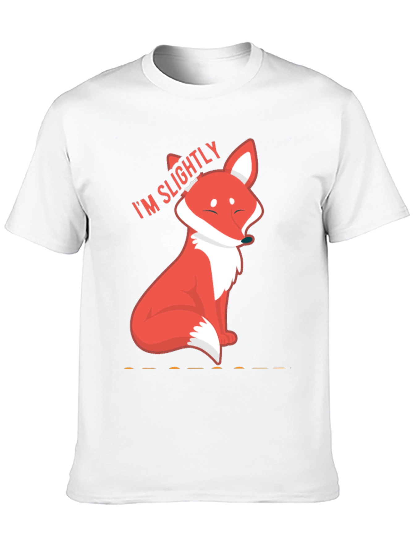 Slightly Fox Tee - Cute Graphic T-Shirt