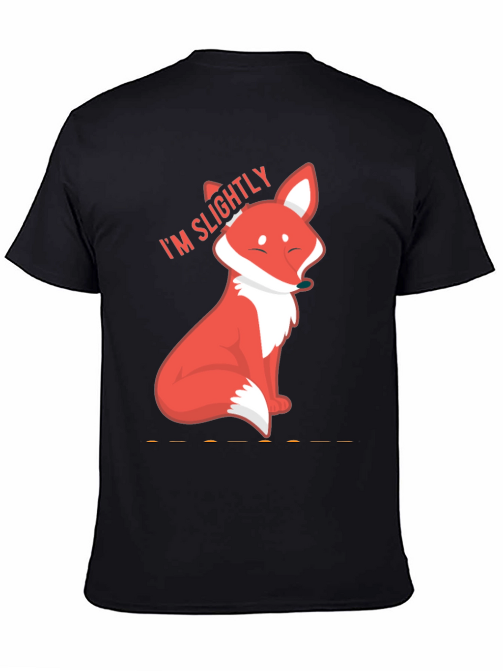 Slightly Fox Tee - Cute Graphic T-Shirt