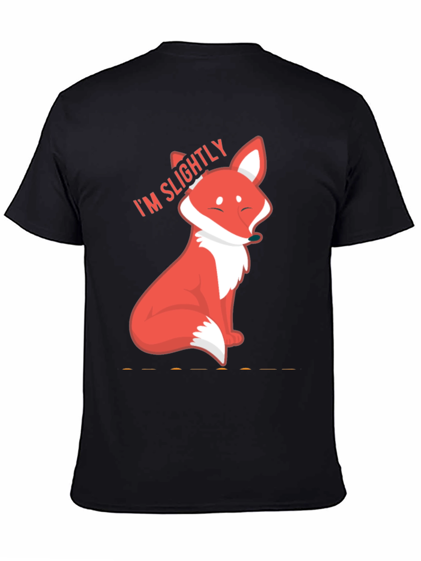 Slightly Fox Tee - Cute Graphic T-Shirt