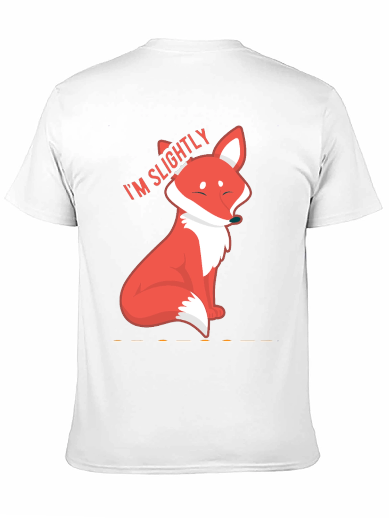 Slightly Fox Tee - Cute Graphic T-Shirt