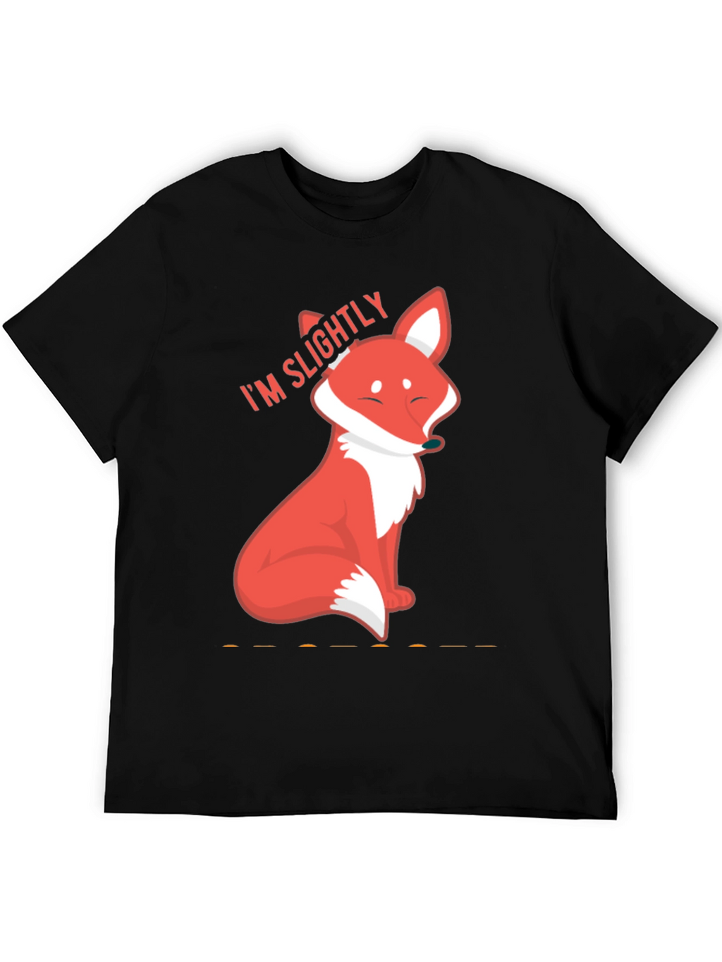Slightly Fox Tee - Cute Graphic T-Shirt