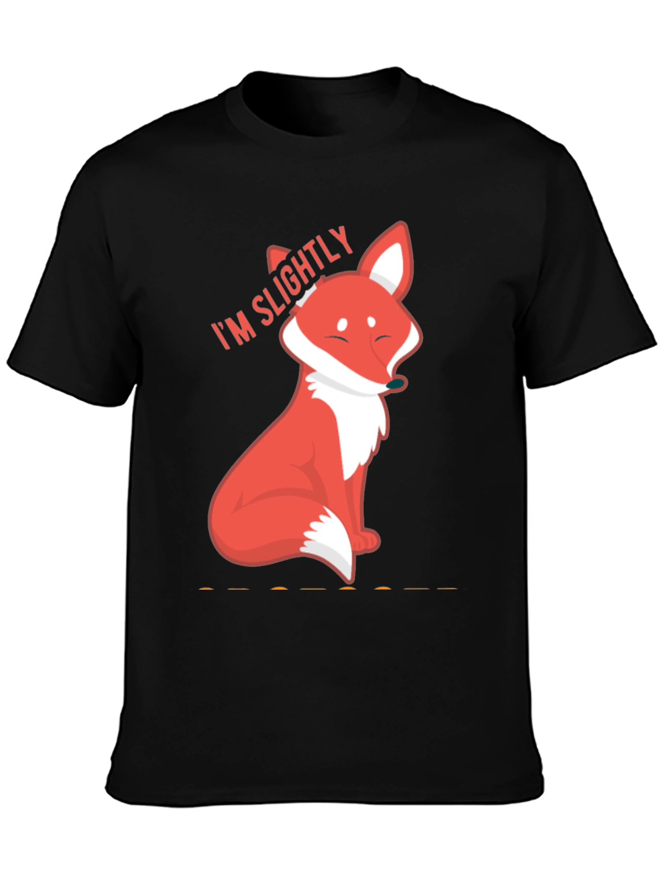 Slightly Fox Tee - Cute Graphic T-Shirt