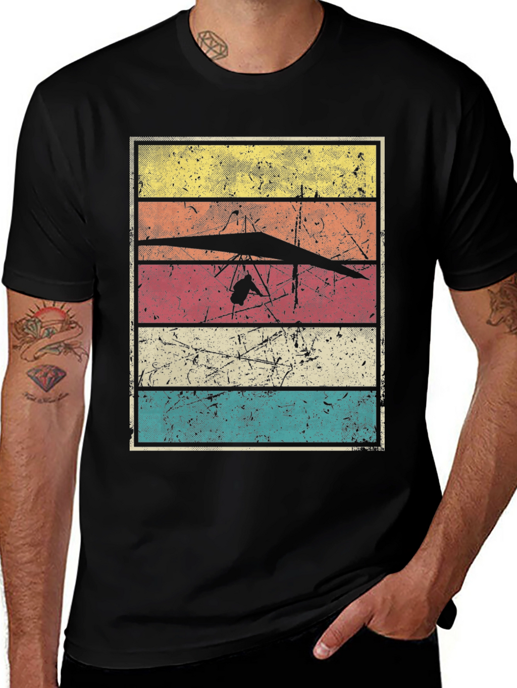 Retro Hang Gliding T-Shirt